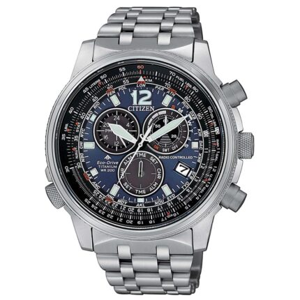 25198 900025198099 CB5850-80L NUOVO PILOT CRONO 5 CANALI TITANIO BLU'