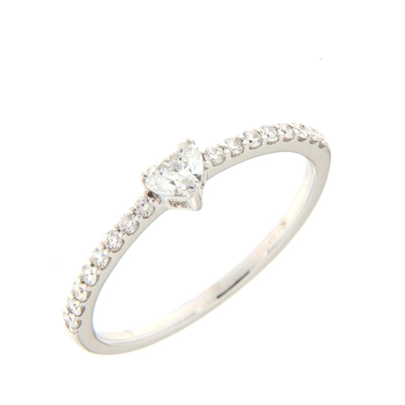 28136 910028136022 GAX1985A ANELLO SOLIT DIAM CUORE E BRILL LATERALI
