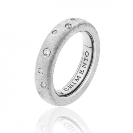 28393 910028393022 1AU0105SB5140 VERETTA FOREVER BRIO GIRO ORO BIANCO SETATO E BRILLANTI