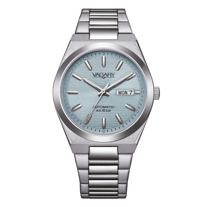 33115 910033115026 IX3-611-73 timeless g.matic 38mm day date auto acciaio celeste